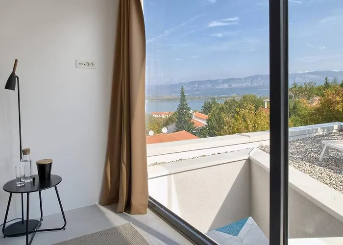 5*modern Seaview With Private Pool Klimno